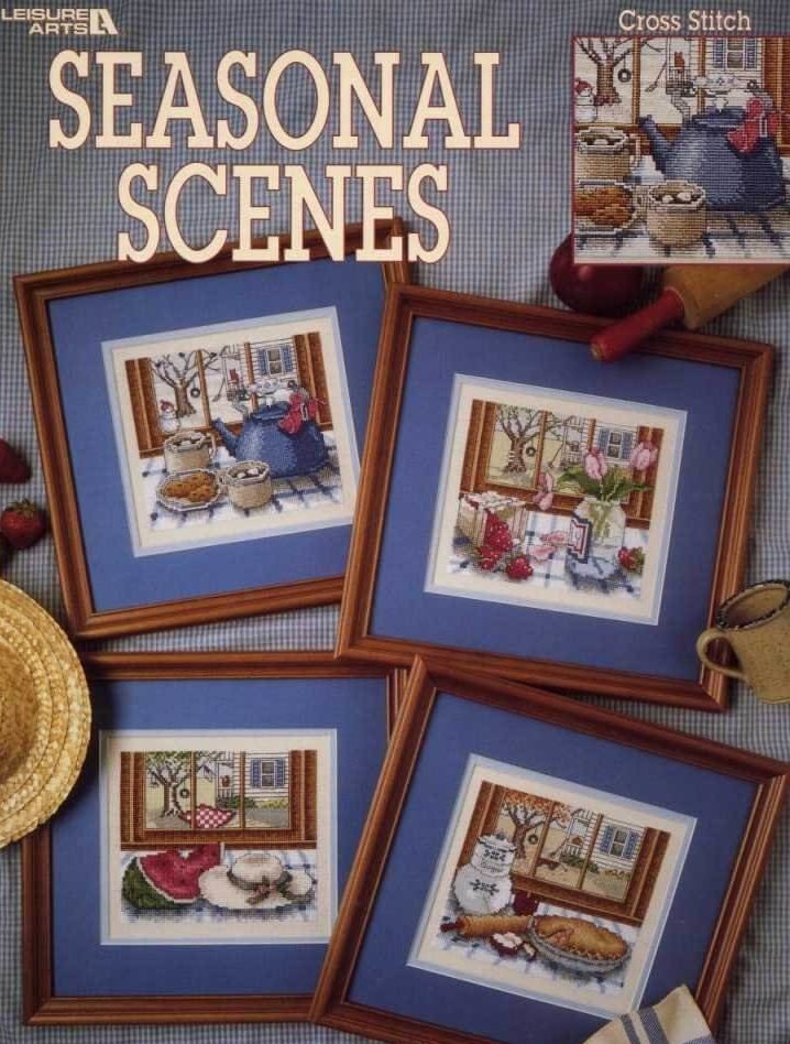 Схема вышивки Leisure Arts: Seasons scenes